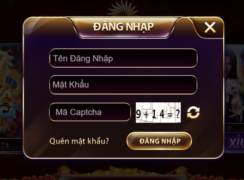 Đăng Nhập Sunwin Cùng Cách Thao Tác Nhanh Trên Mọi Thiết Bị 4 Biểu mẫu điền thông tin để vào hệ thống của Sunwin