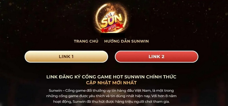 Đăng Nhập Sunwin Cùng Cách Thao Tác Nhanh Trên Mọi Thiết Bị 2 Sử dụng đường link truy cập từ trang chính thống