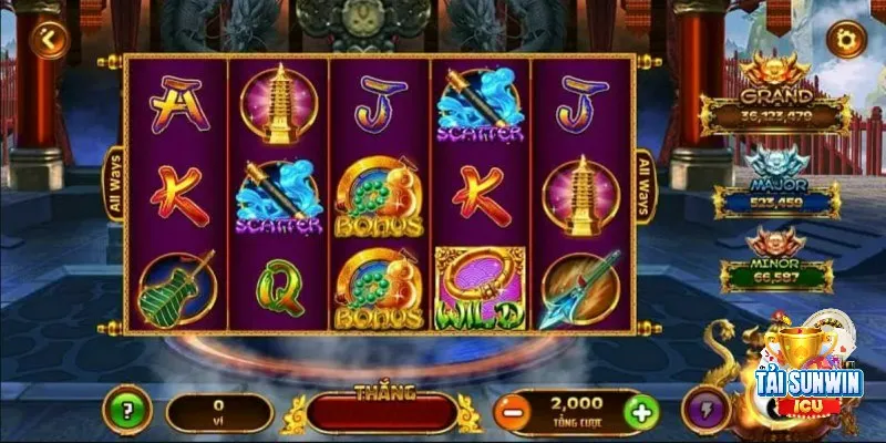 Game Tây Du Thần Khí Sunwin - Đỉnh Cao Nổ Hũ Đổi Thưởng 2 Đồ họa đỉnh cao bám sát cốt truyện linh dị thú vị