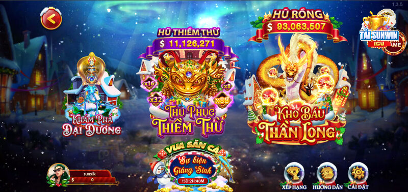 Vua Săn Cá Sunwin - Chinh Chiến Dưới Đáy Đại Dương Sâu Thẳm 2 Sunwin thiết kế hình ảnh game cực sống động